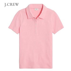 J.Crew NWT Short Sleeved Ribbed Polo Pink 3x